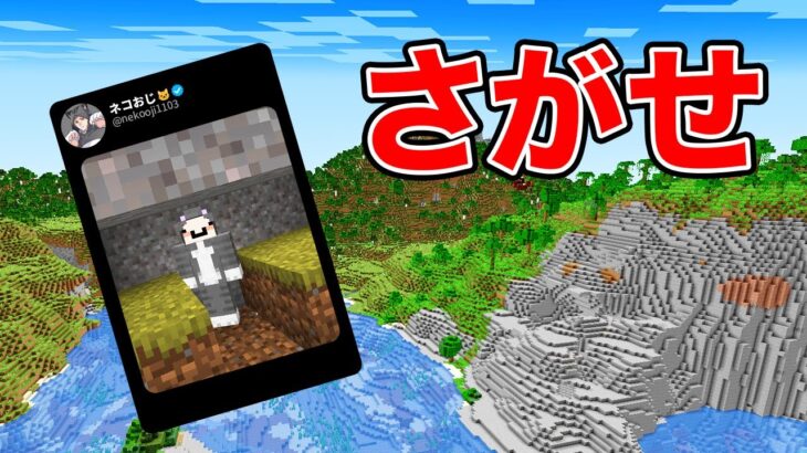ネコおじを捕まえろ！！【マイクラ】