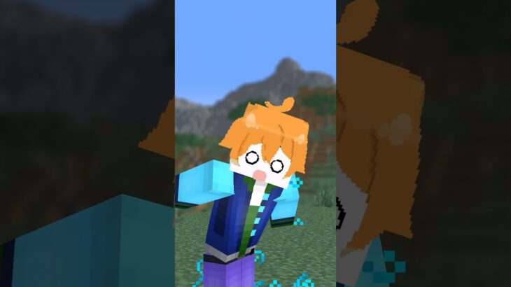 コマンドマスターらいでん！崖から落ちた！【マイクラアニメ】　 #マイクラ　#コマンド