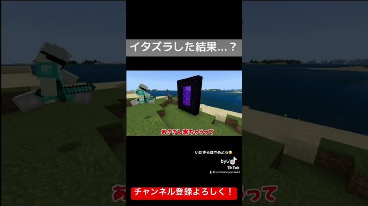 リーダーにイタズラした結果…？ #マイクラ #新人実況グループ #ゲーム実況 #新ゲーム実況グループ #マインクラフト #ゲーム #いたずら失敗？#マイクラ茶番