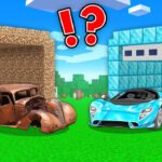 マインクラフトでマイゼンの車vsマイキーの車バトル！