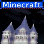 【マイクラ 建築 雪】雪の夜を作る027　　Minecraft　マイクラ