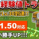1.21.50対応【マイクラ統合版】50秒でLv.30到達！アルマジロ式経験値トラップの作り方【PE/PS4/Switch/Xbox/Win10】ver1.21