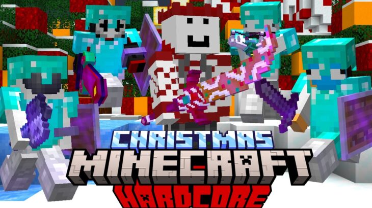 100 Players Simulate Minecraft’s Christmas Hunger Games!