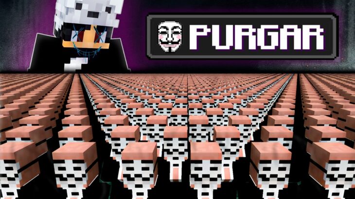 1,000,000 de Aldeanos simulan la PURGA en Minecraft ¿Quién sobrevivirá? | Inspirado en mrBeast