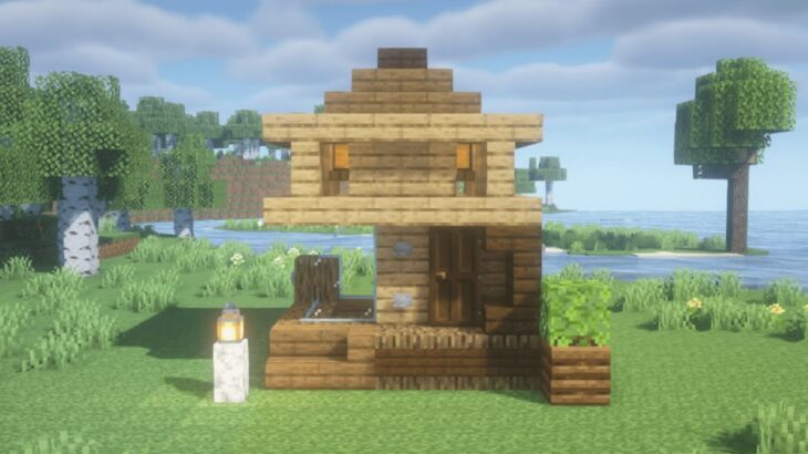 【マインクラフト】5×5の小さな家の作り方！ #マイクラ #マインクラフト #minecraft