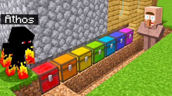 ABRI 7 BAÚS COLORIDOS SECRETOS DO MINECRAFT