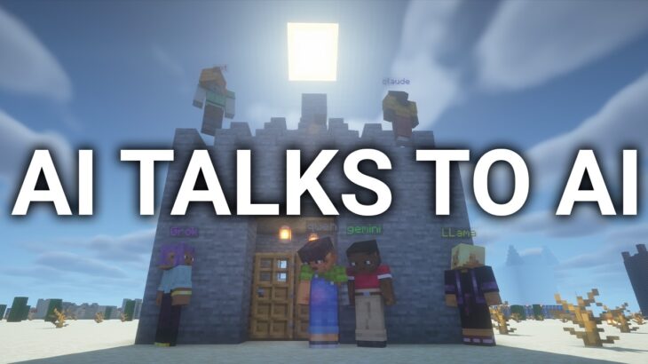 AI talks to AI in Minecraft