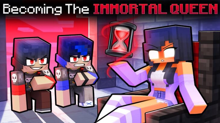 Becoming an IMMORTAL QUEEN In Minecraft!