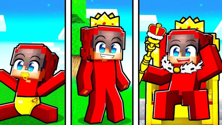 Cash’s BIRTH to OP KING in Minecraft