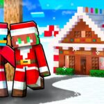 Construí una CASA DE NAVIDAD en Minecraft!