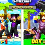 FINALE – 100 Days On SURVIVAL ISLAND in Hardcore Minecraft 😰