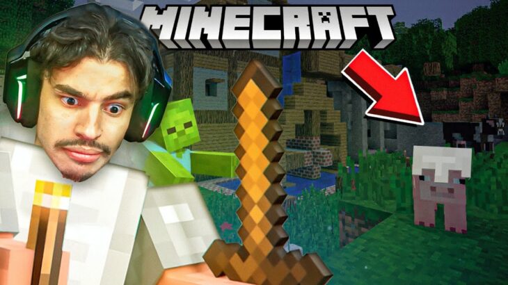FUI A CAÇADA NO MINECRAFT! ENCONTREI ALGO NOVO? A SAGA EP 2