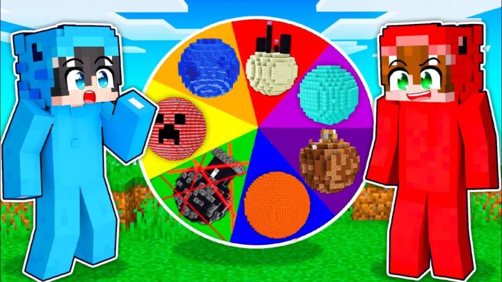 Girando La Ruleta de PLANETAS en Minecraft!