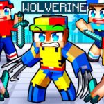 HUNTERS vs WOLVERINE SPEEDRUNNER in Minecraft!