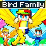 Having a BIRD FAMILY in Minecraft!