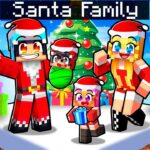 Having a SANTA FAMILY in Minecraft!