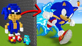 I Cheated with //SONIC in Minecraft Build Battle