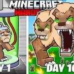 I Survived 100 Days as an MUTANT LION in HARDCORE Minecraft