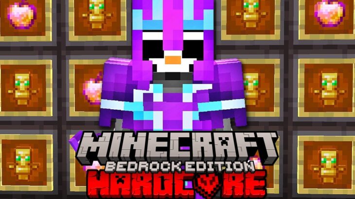 I Survived 100 Days of HARDCORE Minecraft Bedrock!