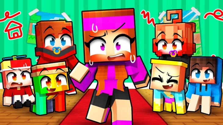 Je Suis le DERNIÈRE ADULTE sur TERRE sur Minecraft !