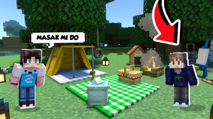 KITA PERGI CAMPING DI MINECRAFT!! TAPI ADA YANG ANEH!