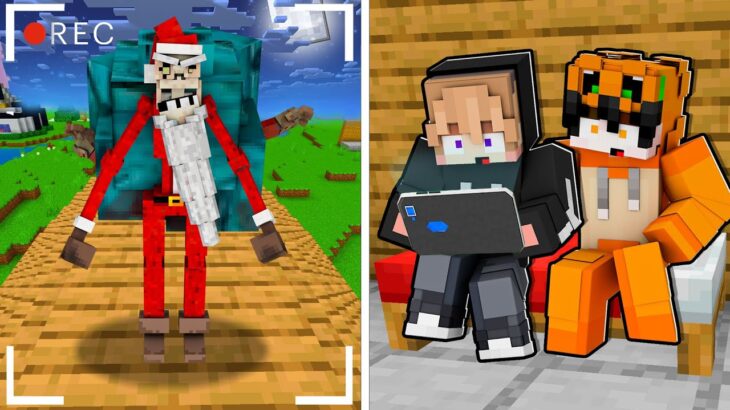 MENYERAMKAN !! KITA MELIHAT PENAMPAKAN SANTA DWELLER HOROR DI MINECRAFT !!