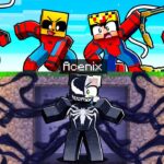 MINECRAFT: VENOM ACENIX vs 4 ASESINOS 🕷️😈