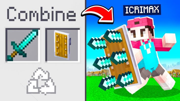 MINECRAFT aber ich KOMBINIERE ALLE ITEMS! 😱