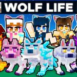 MY WOLF FAMILY IN MINECRAFT!