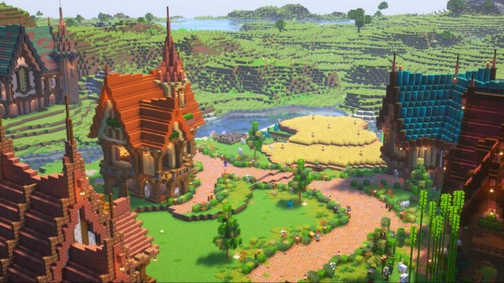 【マイクラ建築】久しぶりのサバイバル！【Minecraft】