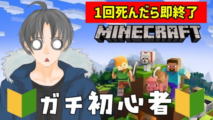 【初心者マイクラ８日目】今日こそはエンチャント色々やって拠点整備する（１回死んだら即終了）【Minecraft統合版】