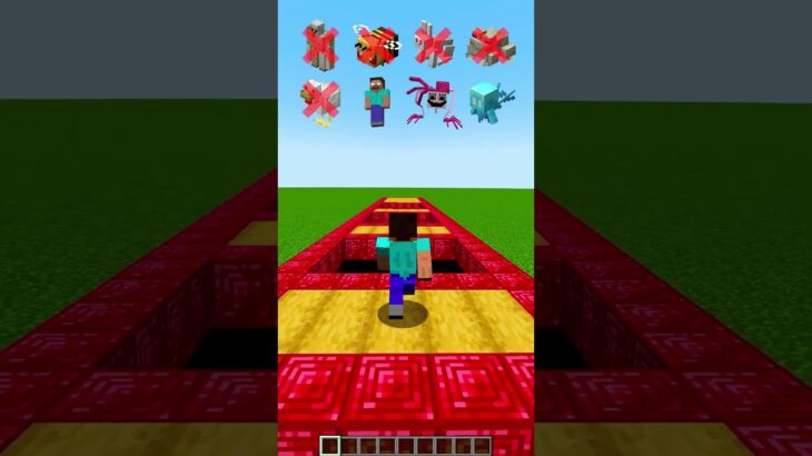 Minecraft Black Hole vs Mob’s Jump😱 (Sigma Boy) #minecraft #shorts
