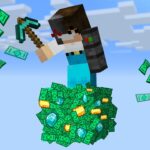 Minecraft, But It’s On 1 Money Block