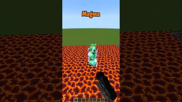Minecraft: Charged Creepers Vs Blocks😨 (もうい いよ)