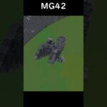 Minecraft MG42 Timelapse🔫 #マイクラ #minecraft #minecraftbuilding #lmg #machinegun #timelapse #mg42