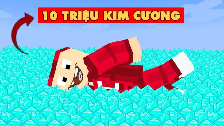 Minecraft Nhưng Đố Ai Có 10 Triệu Kim Cương