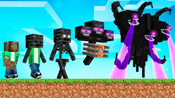 Minecraft pero ME CONVIERTO en el WITHER STORM