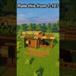 Minecraft wooden house easy #shorts #minecraft #minecraftbuilding