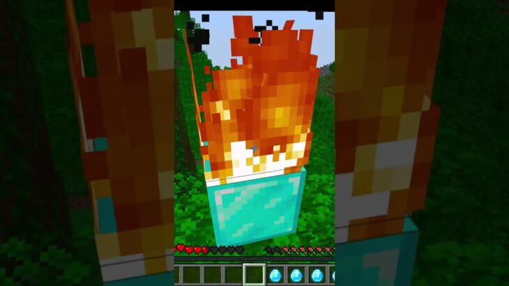 【Minecraft】9種類のおかしいダイヤモンド　#shorts マイクラ　マインクラフト　コマンド