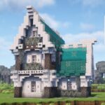 【マインクラフト】ペールオークを使ったファンタジーハウスの作り方【Minecraft】How to build a fantasy house using pale oak