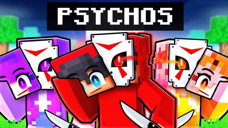 My Friends Are PSYCHO In Minecraft!