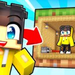 Neden 1 Bloğun İçine Minik Gizli Bir Base Yaptım? | Minecraft