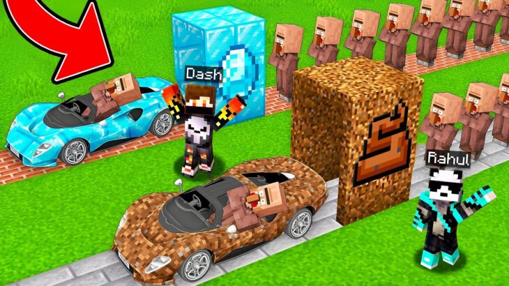 POOR vs RICH Car Factory Battle in Minecraft