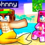 Playing Minecraft as a PROTECTIVE Mermaid!