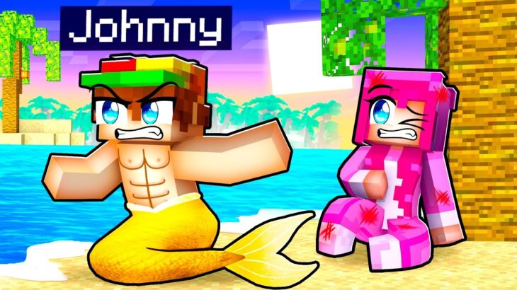 Playing Minecraft as a PROTECTIVE Mermaid!