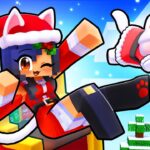 Playing as a SANTA KITTEN in Minecraft!