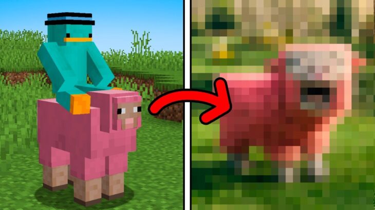 REVELÉ la versión REALISTA de los MOBS de Minecraft!