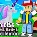 Sobrevivendo 100 DÍAS en Minecraft POKÉMON #3 (Cobblemon)