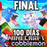 Sobrevivendo 100 DÍAS en Minecraft POKEMON #7 Final (Cobblemon)