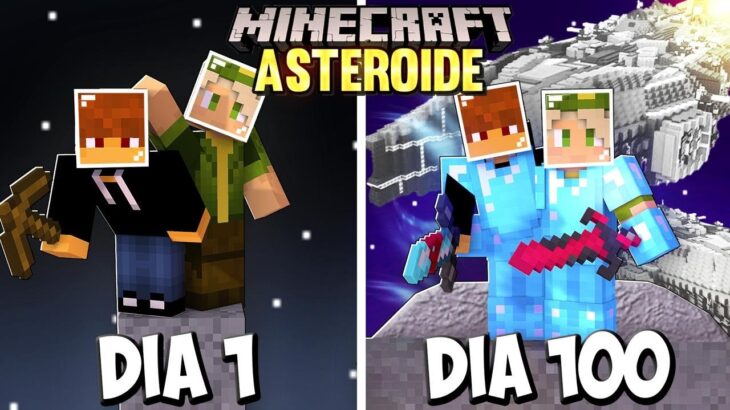 Sobreviviendo 100 Días en un ASTEROIDE en Minecraft #1